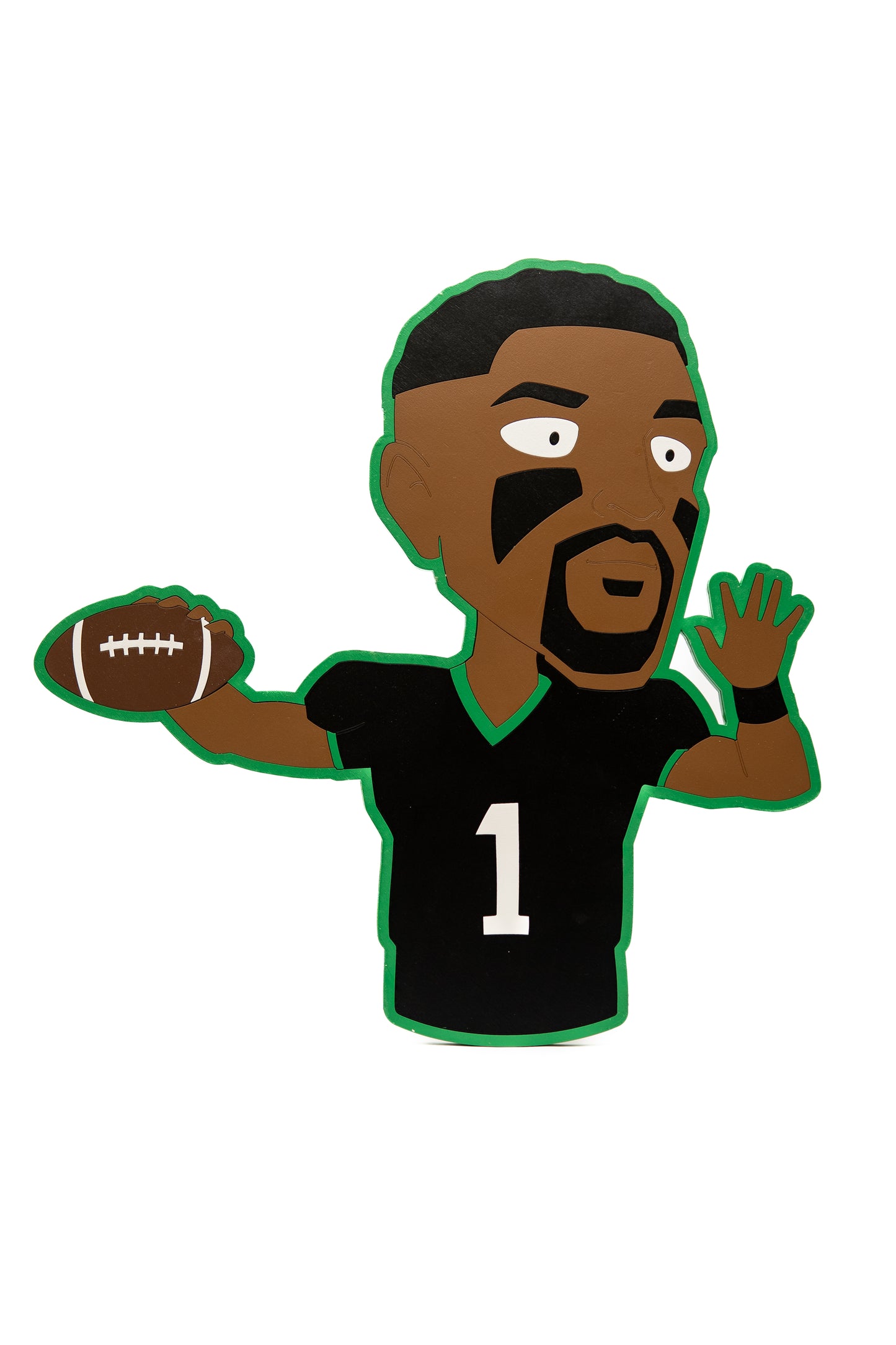 "Jalen Hurts" Wooden Wall Art