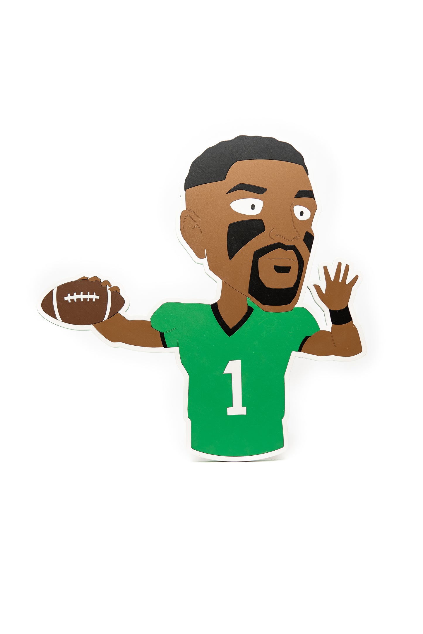 "Jalen Hurts" Wooden Wall Art
