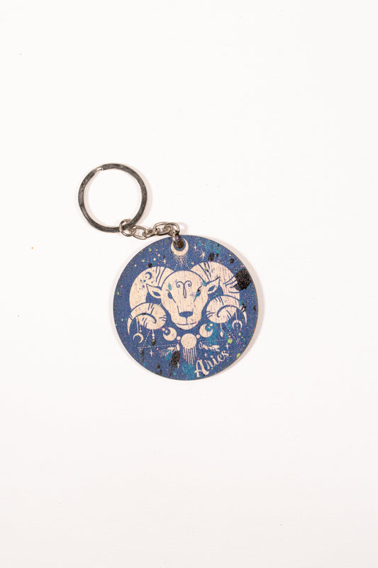 "Aries" Keychain