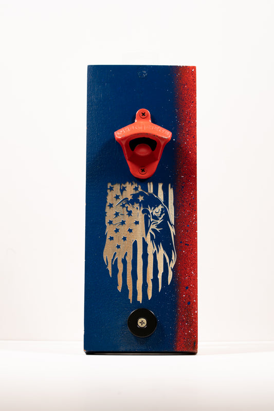 "Patriotic" Magnetic Beer Bottle Opener