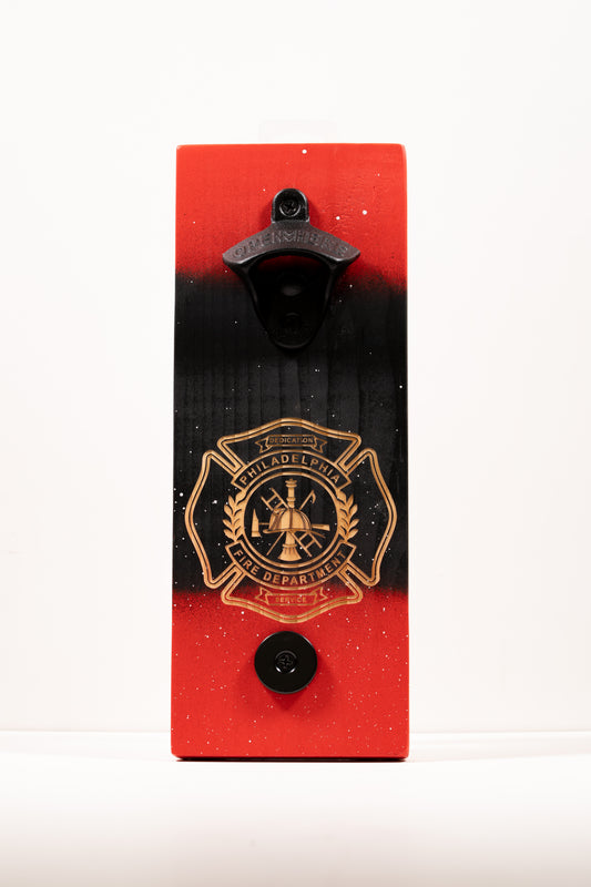 "Philadelphia Fire Department" Magnetic Beer Bottle Opener