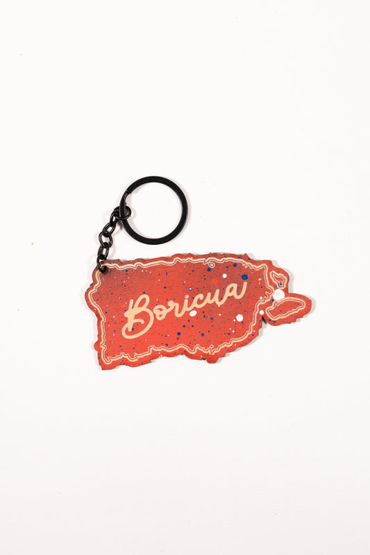 "Boricua" Keychain