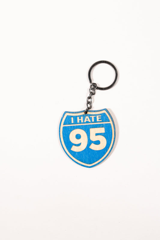 "I Hate 95" Keychain
