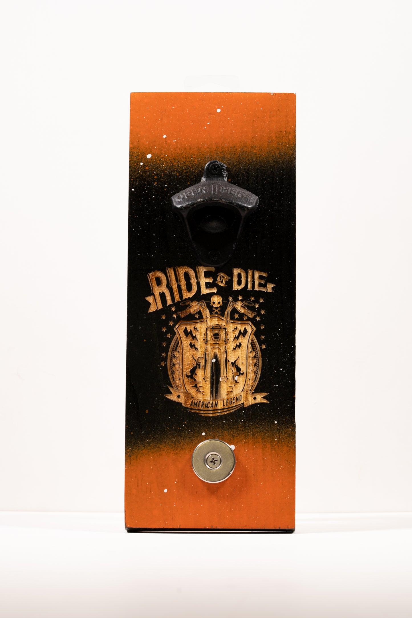 "Ride Or Die" Magnetic Beer Bottle Opener