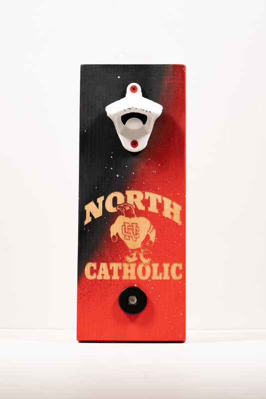 "North Catholic" Magnetic Beer Bottle Opener