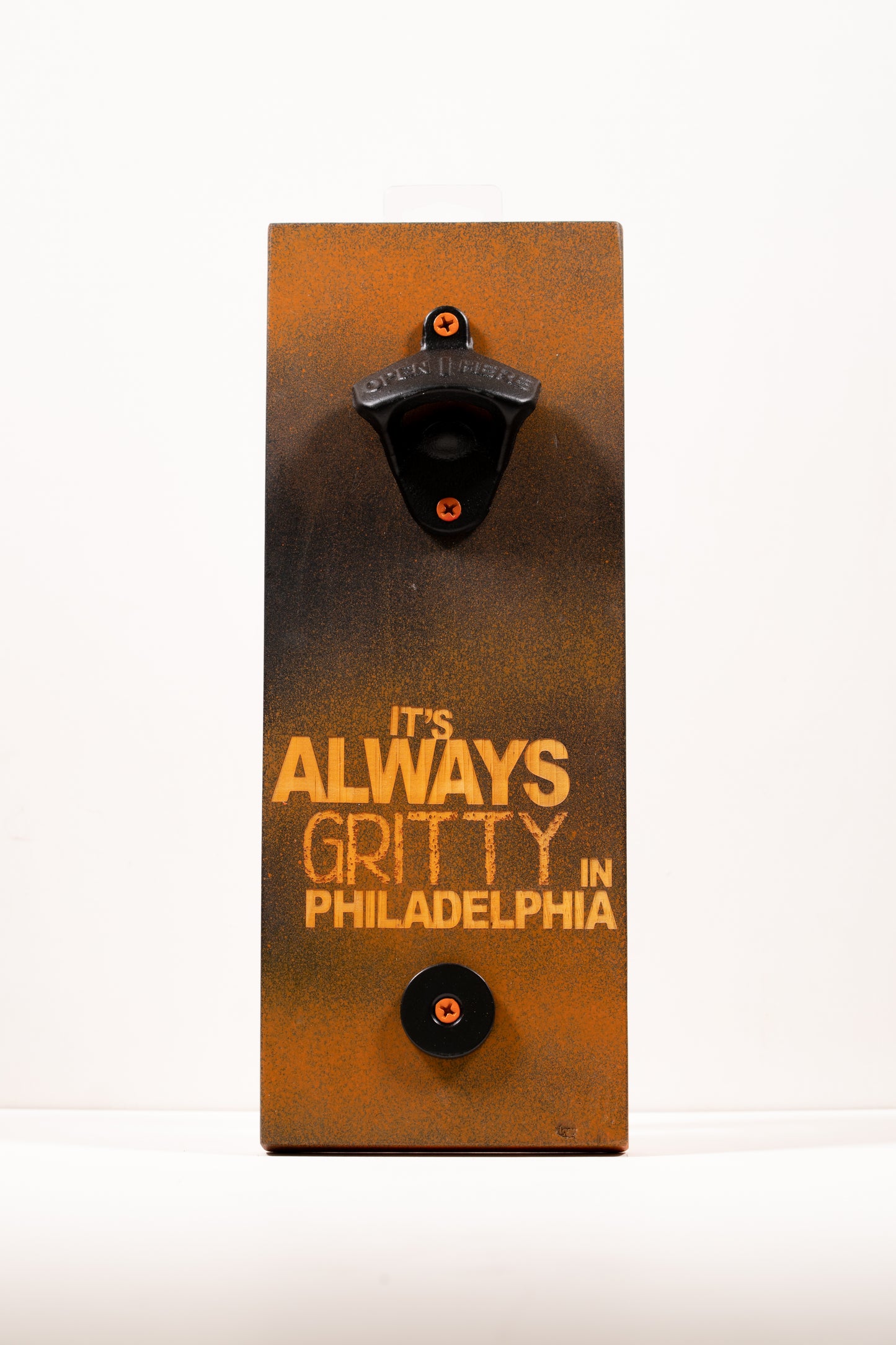 "It's Always Gritty In Philadelphia" Magnetic Beer Bottle Opener