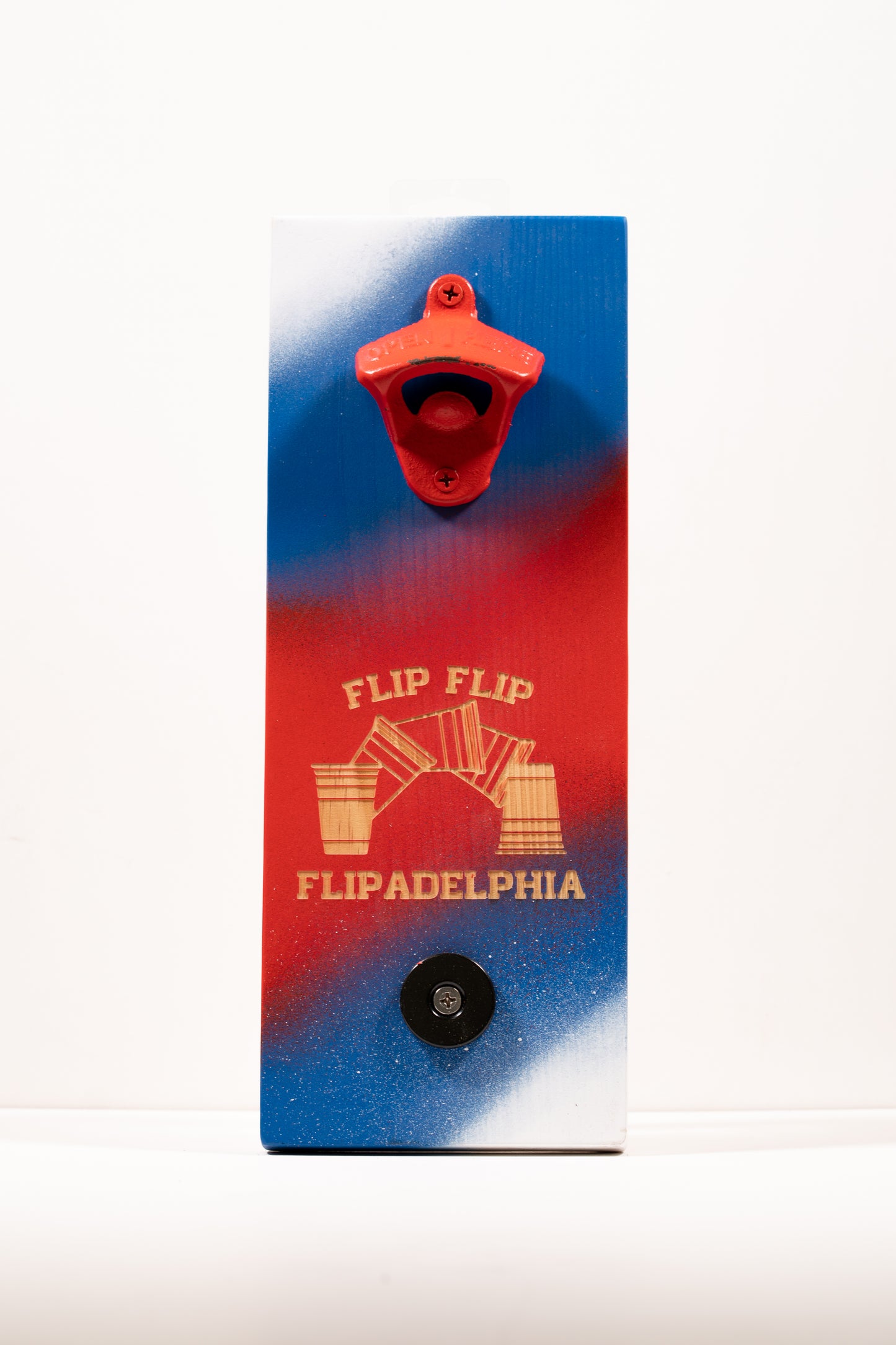 "Flip Flip Flipadelphia" Magnetic Beer Bottle Opener
